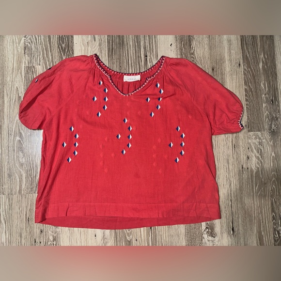 The‎ Great The Hacienda Embroidered Boho Top Women’s Medium - Picture 7 of 9